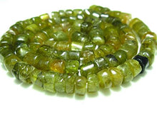 Load image into Gallery viewer, BEADS GEMSTONE Green Tourmaline Smooth Wheels- 14 Inch Long Strand -Stones measure- 4-5mm Code-HIGH-5965

