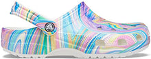 Load image into Gallery viewer, Crocs Men's and Women's Classic Tie Dye Clog, Pastel Swirl, 4 US
