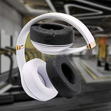 Load image into Gallery viewer, Large WC SweatZ Protective Headphone Ear Covers Made by Wicked Cushions | Fits Beats Studio 3 &amp; 2 (Does Not Fit Beats Solo) / Bose QC35 &amp; 35II / Bose 700 &amp; More | Sweatproof &amp; Washable (Lg, Black)
