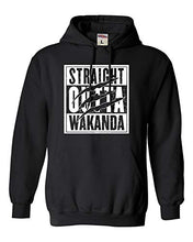 Load image into Gallery viewer, Go All Out X-Large Black Adult Straight Outta Wakanda Sweatshirt Hoodie
