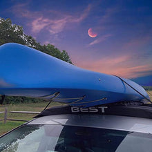 Load image into Gallery viewer, Best Marine Kayak Roof Rack Pads. 38" Universal Roof Rack Carrier for Kayaks, Canoe, SUP Paddle Board, Surfboard &amp; Luggage. XL Kayak Accessories for Car &amp; SUV Without Cross Bars. Straps Included.

