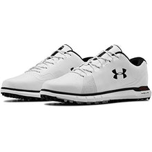 Load image into Gallery viewer, Under Armour Men's HOVR Fade Spikeless Golf Shoe, White (100)/Black, 8.5
