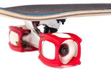 Load image into Gallery viewer, Skater Trainers - Skateboard Accessories (Red 4-Pack) - Ramp up Tricks - Skate Board for Kids, Teens, Adults, Boys, Girls - Gift Skateboarding Stuff - Pair with Helmet and Pads - Patented Wheels
