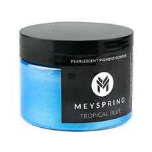 Load image into Gallery viewer, MEYSPRING Tropical Blue Epoxy Resin Color Pigment - 50 Grams - Great for Resin Art, Epoxy Resin, and UV Resin- Mica Powder for Epoxy Resin
