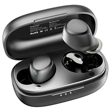 Load image into Gallery viewer, TOZO A1 Mini Wireless Earbuds Bluetooth 5.0 in Ear Light-Weight Headphones Built-in Microphone, Immersive Premium Sound Long Distance Connection Headset with Charging Case, Black
