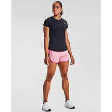 Load image into Gallery viewer, Under Armour Women's Fly By 2.0 Running Shorts , Cerise Full Heather (653)/Reflective , Medium
