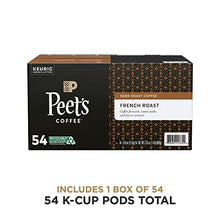 Load image into Gallery viewer, Peet's Coffee French Roast, Dark Roast, 54 Count Single Serve K-Cup Coffee Pods for Keurig Coffee Maker
