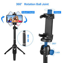 Load image into Gallery viewer, Wevon Selfie Stick, 40 inch Extendable Phone Tripod Stand with Bluetooth Remote Shutter Compatible with iPhone 11 Pro Xs Max Xr X 8 7 Plus, Android, Samsung Galaxy S20 S10 S9 and More, Lightweight
