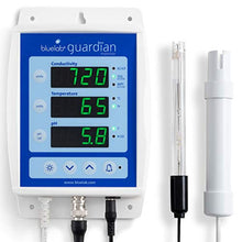 Load image into Gallery viewer, Bluelab MONGUA Guardian Monitor for pH, Temperature, and Conductivity (TDS) Measurements in Water with Easy Calibration, 3 in 1 Digital Nutrient Meter for Hydroponic System and Indoor Plant Grow White
