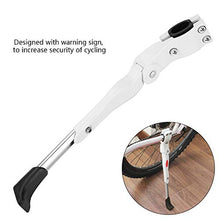 Load image into Gallery viewer, VGEBY Bike Kickstand, Aluminum Alloy Bicycle Cycling Rear Side Bike Kickstand Diamondback Non-Slip Kick Stand for 16" 20" 24" 26"(White)
