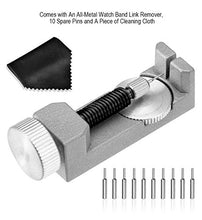 Load image into Gallery viewer, selizo Watch Link Remover kit Watch Band Tool with 10 Extra Pins for Watch Band Link Pin Removal and Watch Sizing

