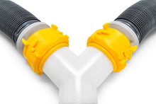 Load image into Gallery viewer, Camco 39666 Deluxe 20' Sewer Hose Kit with Swivel Fittings and Wye Connector - Ready To Use Kit Complete with Sewer Wye and Elbow Fittings, Hoses, and Storage Caps
