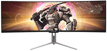 Load image into Gallery viewer, Sceptre Curved 49 inch (5120x1440) Dual QHD 32:9 Gaming Monitor up to 120Hz DisplayPort HDMI Build-in Speakers, Gunmetal Black 2021 (C505B-QSN168)
