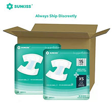 Load image into Gallery viewer, SUNKISS TrustPlus Adult Diapers with Maximum Absorbency, Disposable Incontinence Briefs with Tabs for Men and Women, Maximum Overnight Absorbency, Leak Protection, XSmall, 15 Count

