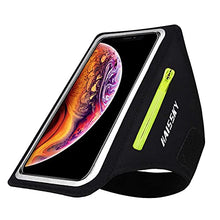Load image into Gallery viewer, Cell Phone Armband Water Resistant Running Armband for iPhone 12 11 13 Pro Max XS XR 8 7 Plus, Samsung S20 S21 S10 Up to 6.9", Running Phone Holder Sport Arm Bands for Gym Exercise Workout, Key Pocket
