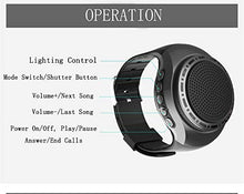 Load image into Gallery viewer, OriDecor Upgraded Wearable Waterproof Wireless Wrist Portable Sports Bluetooth Speaker Watch with Multi Function MP3 Player &amp; FM Radio &amp; Selfie &amp; Ultra Long Standby Time for Running, Hiking, Climbing
