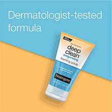 Load image into Gallery viewer, Neutrogena Deep Clean Invigorating Foaming Facial Scrub with Glycerin, Cooling &amp; Exfoliating Gel Face Wash to Remove Dirt, Oil &amp; Makeup, 4.2 fl. oz
