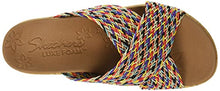 Load image into Gallery viewer, Skechers womens Slide Wedge Sandal, Real Multi, 7.5 US
