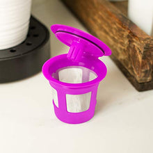 Load image into Gallery viewer, Perfect Pod Cafe Save Reusable K Cup Pod Coffee Filters | Refillable Coffee Pod Capsules with Built-In, Integrated Mesh Strainer for Use with Keurig &amp; Select Single Cup Coffee Machines, 4-Pack
