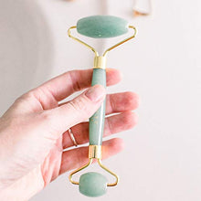 Load image into Gallery viewer, Jade Roller for Face - Face &amp; Neck Massager for Skin Care, Facial Roller to Press Serums, Cream and Oil Into Skin, Lymphatic Drainage Massager Skin Care Tool, Eye Massager and Neck Roller (1 Pack)
