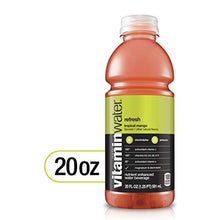 Load image into Gallery viewer, vitaminwater refresh electrolyte enhanced water w/ vitamins, tropical mango drink, 20 Fl Oz
