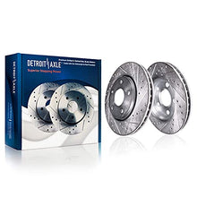 Load image into Gallery viewer, Detroit Axle - Front and Rear Drilled Disc Brake Rotors Ceramic Brake Pads Replacement for 2007-2013 Nissan Altima - 8pc Set
