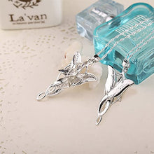 Load image into Gallery viewer, MagiDeal The Lord of the Rings Lady Arwen Evenstar Inspired Collectible Plated Pendant with 20-Inch Chain Necklace
