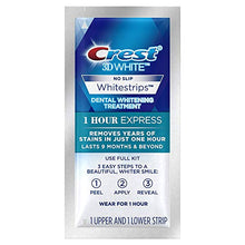 Load image into Gallery viewer, Crest 3D White Professional Effects Whitestrips 20 Treatments + Crest 3D White 1 Hour Express Whitestrips 2 Treatments - Teeth Whitening Kit
