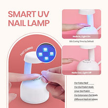 Load image into Gallery viewer, Beetles Nail Tips and Glue Gel Nail Kit, 2 In 1 Nail Gel and Base Gel with 500Pcs Coffin Nails and Innovative UV LED Lamp Easy DIY Nail Art Fast Nail Extension Set Acrylic Nail Kit
