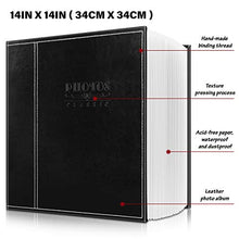 Load image into Gallery viewer, Safedealshop Magnetic Self-Stick Page Photo Album,Leather Cover,Holds 4X6,5X7,6X8,8X10,10X12 of Photos,Suitable for Anniversary Albums,Wedding Photo Album,Baby Growth,Family Album.
