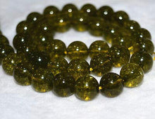 Load image into Gallery viewer, FidgetFidget Pretty 8mm Dark Green Tourmaline Round Gemstone Loose Beads 15"AAA
