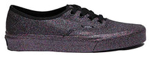 Load image into Gallery viewer, Vans Authentic Glit Womens Canvas Trainer in Black (UK 3, Black)
