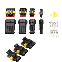 Load image into Gallery viewer, 708Pcs 43 Kits Waterproof Automotive Electrical Connector Terminals 1/2/3/4/5/6 Male&amp;Female Pin Automotive Wire Connectors Kit
