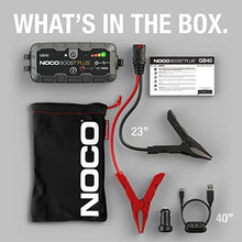 Load image into Gallery viewer, NOCO Boost Plus GB40 1000 Amp 12-Volt UltraSafe Lithium Jump Starter Box, Car Battery Booster Pack, Portable Power Bank Charger, and Jumper Cables For Up To 6-Liter Gasoline and 3-Liter Diesel Engines
