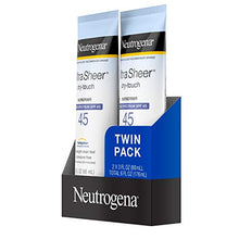 Load image into Gallery viewer, Neutrogena Ultra Sheer Dry-Touch Water Resistant and Non-Greasy Sunscreen Lotion with Broad Spectrum SPF 45, TSA-Compliant travel Size, 3 fl. oz, Pack of 2
