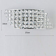 Load image into Gallery viewer, Wen long shop Modern LED Wall Lamp Bedside Diamond Crystal Wall Light Aisle Lights for Bedroom Dining Room Living Room
