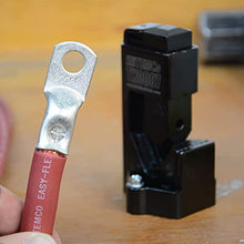 Load image into Gallery viewer, TEMCo Hammer Lug Crimper Tool V2 with holes for bench mounting (Crimps Battery and Welding cables 8 AWG TO 4/0 Wire Gauge)
