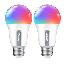 Load image into Gallery viewer, Govee Smart Light Bulbs, RGBWW Color Changing Light Bulbs, 30 Dynamic Scenes, Music Sync, 16 Million DIY Colors WiFi &amp; Bluetooth Dimmable LED Light Bulbs Work with Alexa &amp; Google Assistant, 2 Pack
