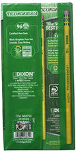 Load image into Gallery viewer, Dixon Ticonderoga Wood-Cased #2 HB Pencils, Box of 96, Yellow (13872)
