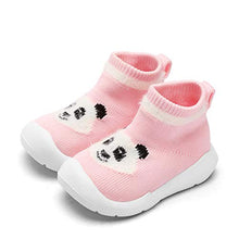 Load image into Gallery viewer, Baby Boy Girls Animal Non-Skid Indoor Slipper Infants Breathable Elastic Socks Shoes with Memory Insole Protect Toes Panda Tiger Fox
