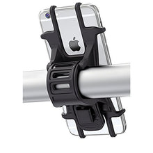Load image into Gallery viewer, Bike Mount, Universal Bicycle Phone Holder, Adjustable Silicone Handlebar Mount Compatible with iPhone 11 Pro Max/8/7/6 Plus, Samsung S9/S8 Plus 4.5"-6.0", Ideal for Mountain Bikes and Motorcycle
