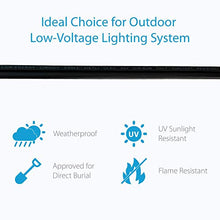 Load image into Gallery viewer, Zonegrace 12AWG 2-Conductor 12/2 Direct Burial Wire for Low Voltage Landscape Lighting, 265ft
