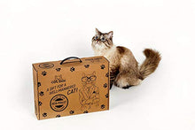 Load image into Gallery viewer, Cat Box Eco Cat Toilet for Four Weeks. Ready to use Shatter-Resistant Anti-Breaking Self-Cleaning Kitty Litter Cardboard Box Tray Refills Non-Clumping Wood Mineral Cat Litter Smell up to 25-30 Days
