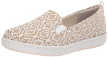 Load image into Gallery viewer, Clarks Women's Step Glow Slip Loafer Flat, Natural/White Weave, 070 M US
