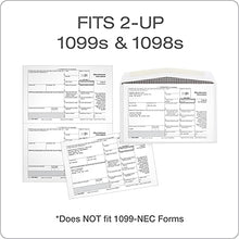 Load image into Gallery viewer, TOPS 1099 MISC, R &amp; DIV Double Window Security Tint Gummed Envelopes for Laser Tax Forms, 9 x 5-5/8, 24 Envelopes per Pack (TX2222) Made in the USA
