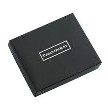 Load image into Gallery viewer, Amazing Stainless Steel Men's link Bracelet Silver Black 9 Inch (With Branded Gift Box)
