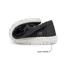 Load image into Gallery viewer, Hey Dude Men's Wally Stretch Black Size 13 | Men’s Shoes | Men's Lace Up Loafers | Comfortable &amp; Light-Weight
