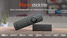 Load image into Gallery viewer, Fire TV Stick Lite with Alexa Voice Remote Lite (no TV controls), HD streaming device
