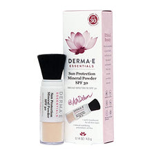 Load image into Gallery viewer, DERMA E Sun Protection Mineral Powder SPF 30 – All Natural Matte Face Powder Sunscreen – Non-Nano Zinc Oxide Powder Mineral Makeup with UVA/UVB Sun Protection, 0.14oz
