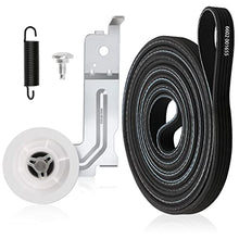 Load image into Gallery viewer, Upgraded Dryer Parts for Samsung 6602-001655 Dryer Belt, DC93-00634A Dryer Idler Pulley &amp; DC61-01215B Tension Spring for Samsung Dryer Replacement dv45h7000ew, dv48h7400ew, dv42h5000ew, dv48j7700ew
